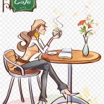 时尚卡通人物 免费PNG素材