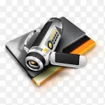 时尚摄影机 高清PNG