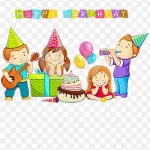 庆祝生日 透明背景PNG