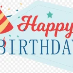 生日庆祝标签设计 免费PNG素材