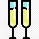 庆祝酒杯剪辑艺术 PNG素材下载