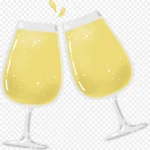 派对庆祝干杯 透明背景PNG