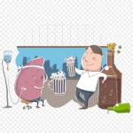 喝酒庆祝 透明背景PNG