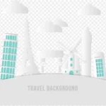 环球旅行剪贴画矢量素材 PNG素材下载