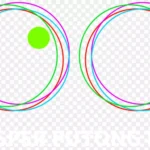 多彩圆形剪贴画 透明背景PNG