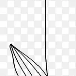 扁平花朵抽象花朵 透明背景PNG