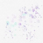 漂浮彩色花朵 PNG素材下载