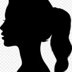 女人剪影素材 透明背景PNG