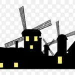 建筑剪影 房屋剪影 PNG素材下载