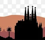 都市剪影 高清PNG