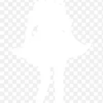 美女剪影 高清PNG