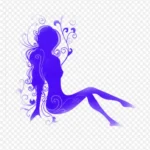 美女剪影 免费PNG素材