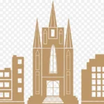 城市剪影 透明背景PNG