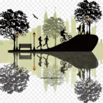 城市剪影 PNG素材下载