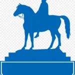骑马剪影北京剪影素材 免费PNG素材