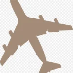 飞机剪影 高清PNG
