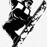 极限运动矢量滑雪 免费PNG素材