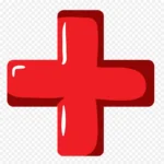 红色的卡通符号+ 高清PNG