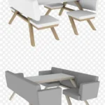 创意桌椅设计 高清PNG