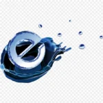 水花的创意域名设计 免费PNG素材