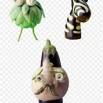 蔬菜创意设计 透明背景PNG