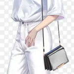 创意设计白衣少女 PNG素材下载