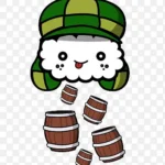 创意设计军帽小人 高清PNG