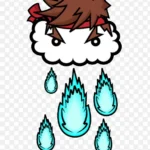 创意设计火焰人物 透明背景PNG