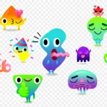 创意设计卡通怪物 PNG素材下载