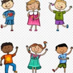 矢量可爱儿童插画 PNG素材下载