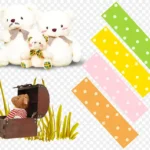 儿童相册素材 透明背景PNG