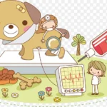 医生打针儿童动物 高清PNG